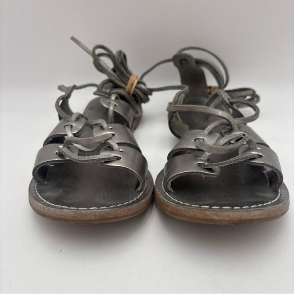 Madewell Silver Strappy Sandals - Picture 4 of 7